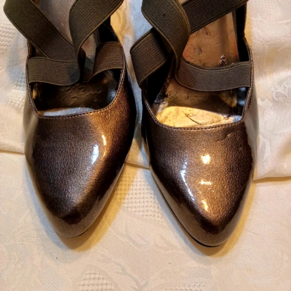 WORTHINGTON LADIES GRAY HEELS Sz 8 - Picture 3 of 15